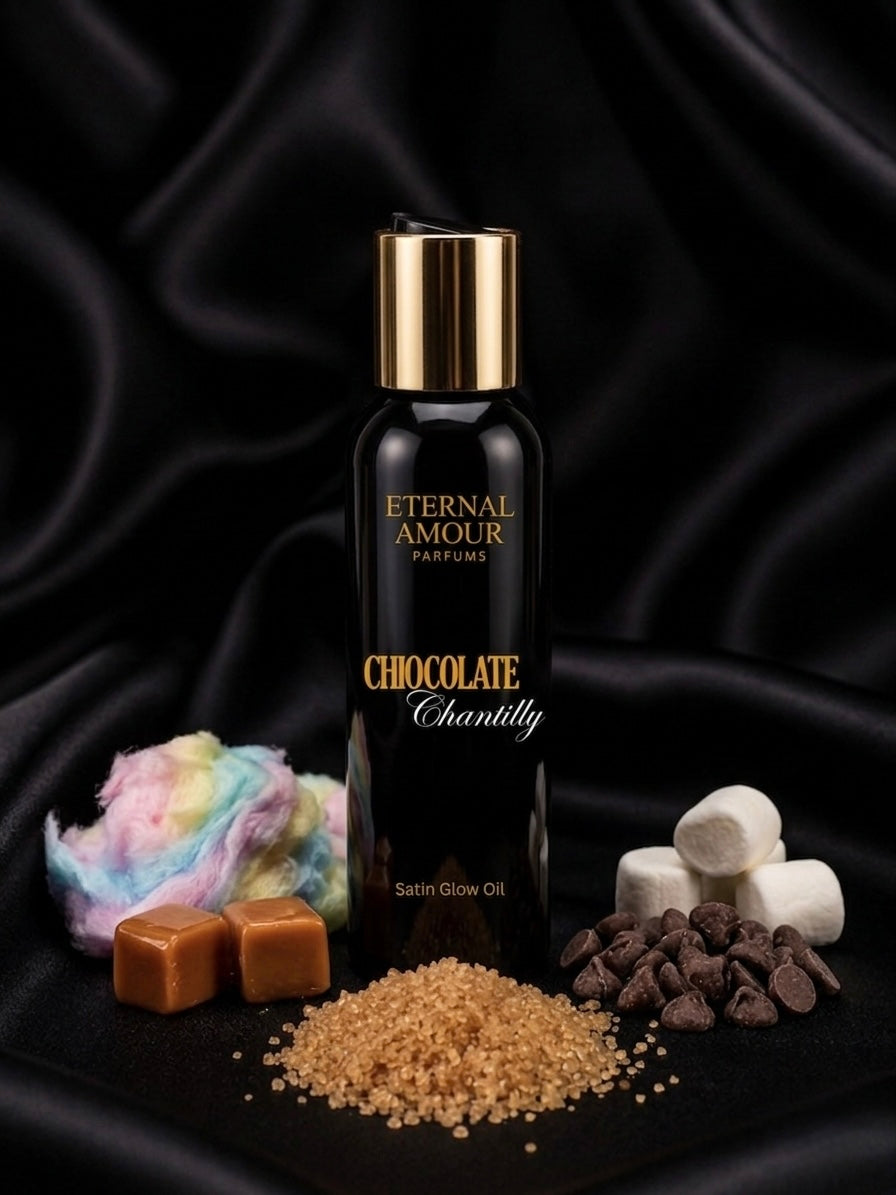 Chocolate Chantilly Satin Glow Body Oil
