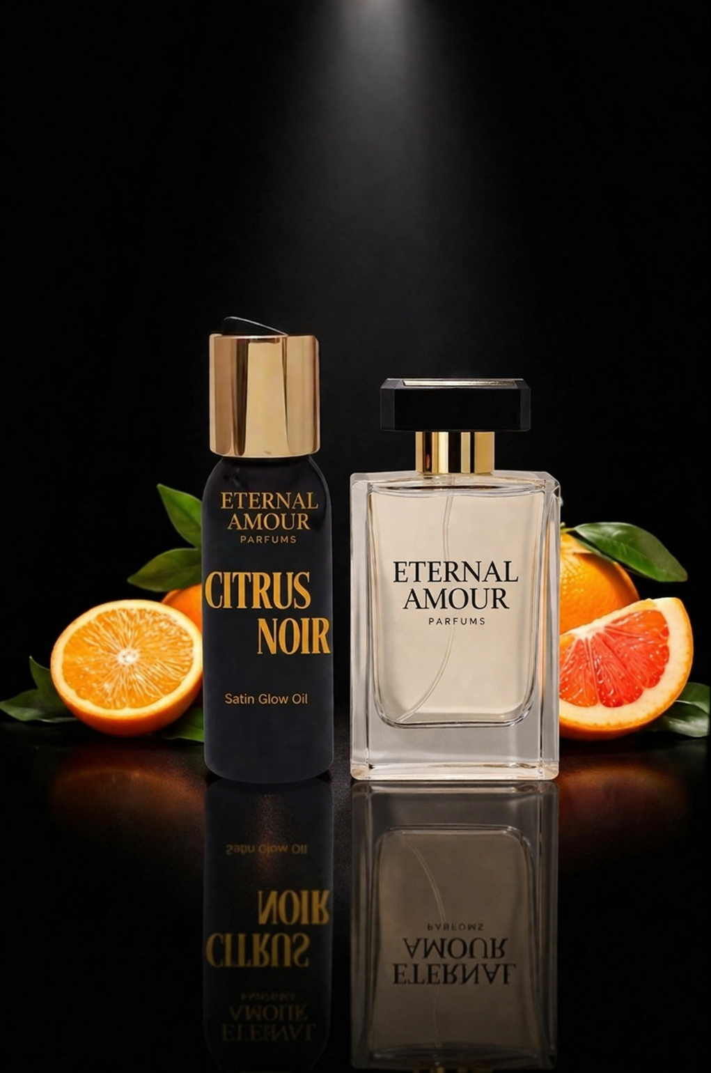 Citrus Noir Extrait + Satin Glow Oil Bundle