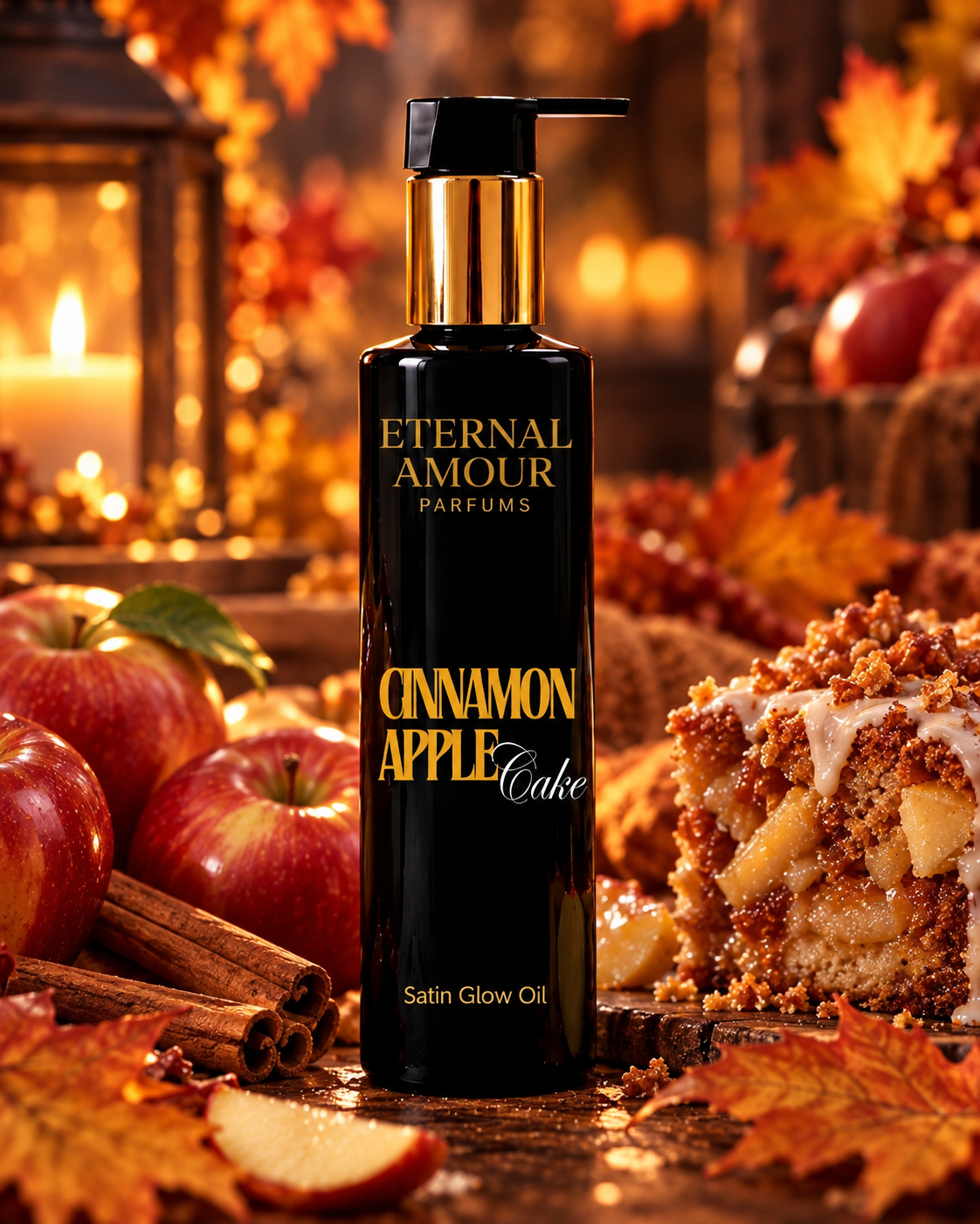 Cinnamon Apple Cake Satin Glow Body Oil