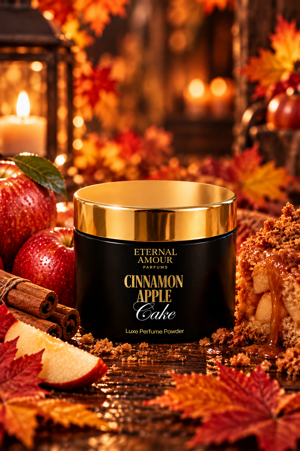 Cinnamon Apple Cake Luxe Perfume Powder