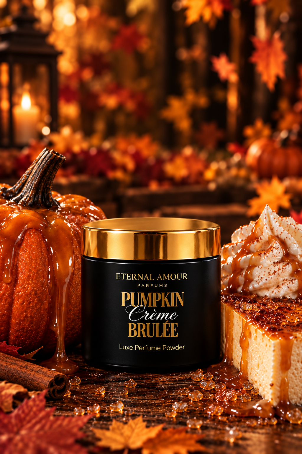 Pumpkin Crème Brulée Luxe Perfume Powder